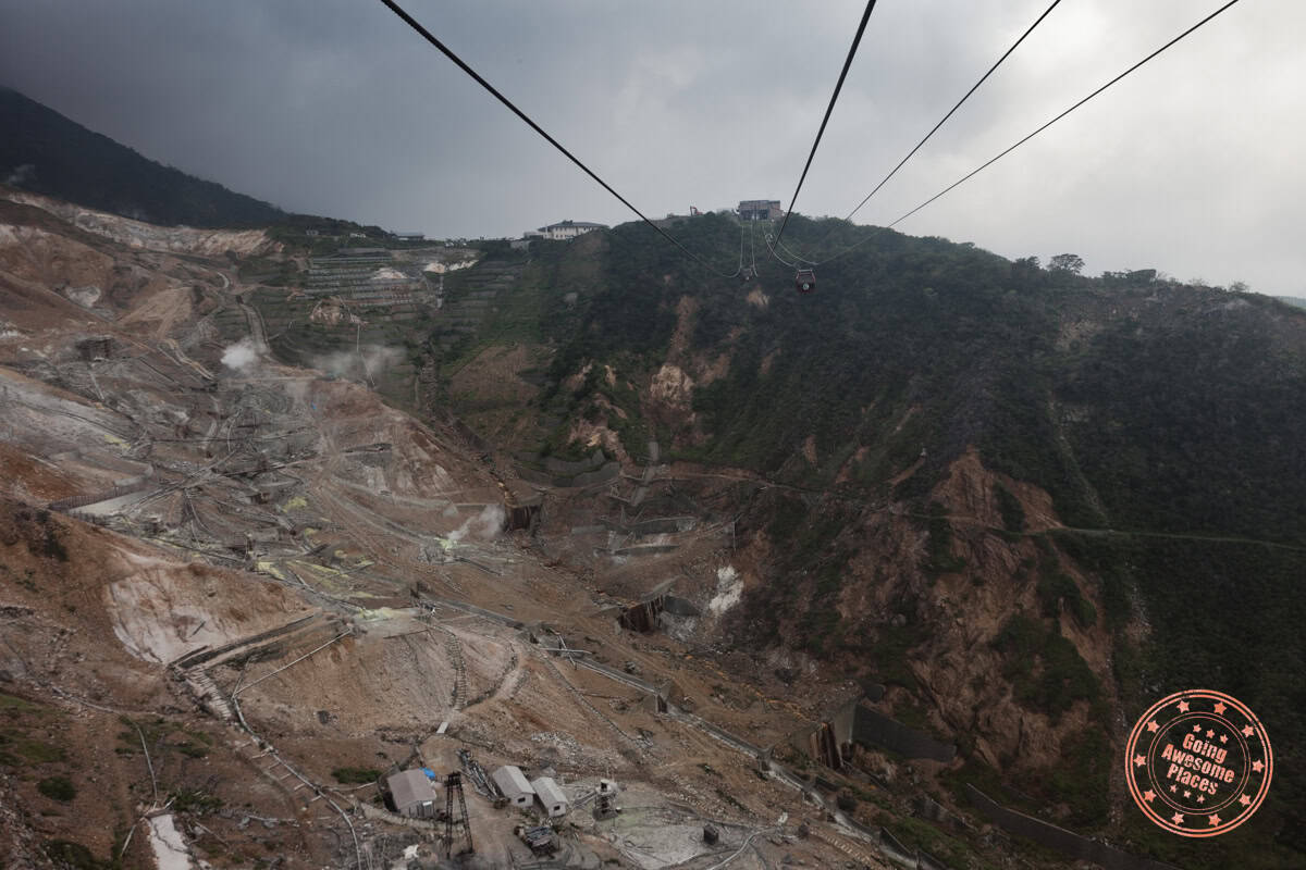 views from hakone ropeway
