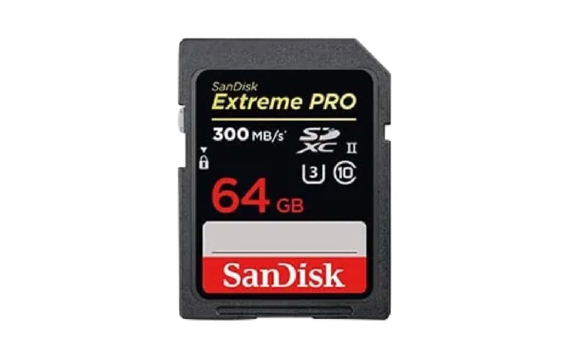 SanDisk Extreme Pro 62GB SDXC UHS-2 Card