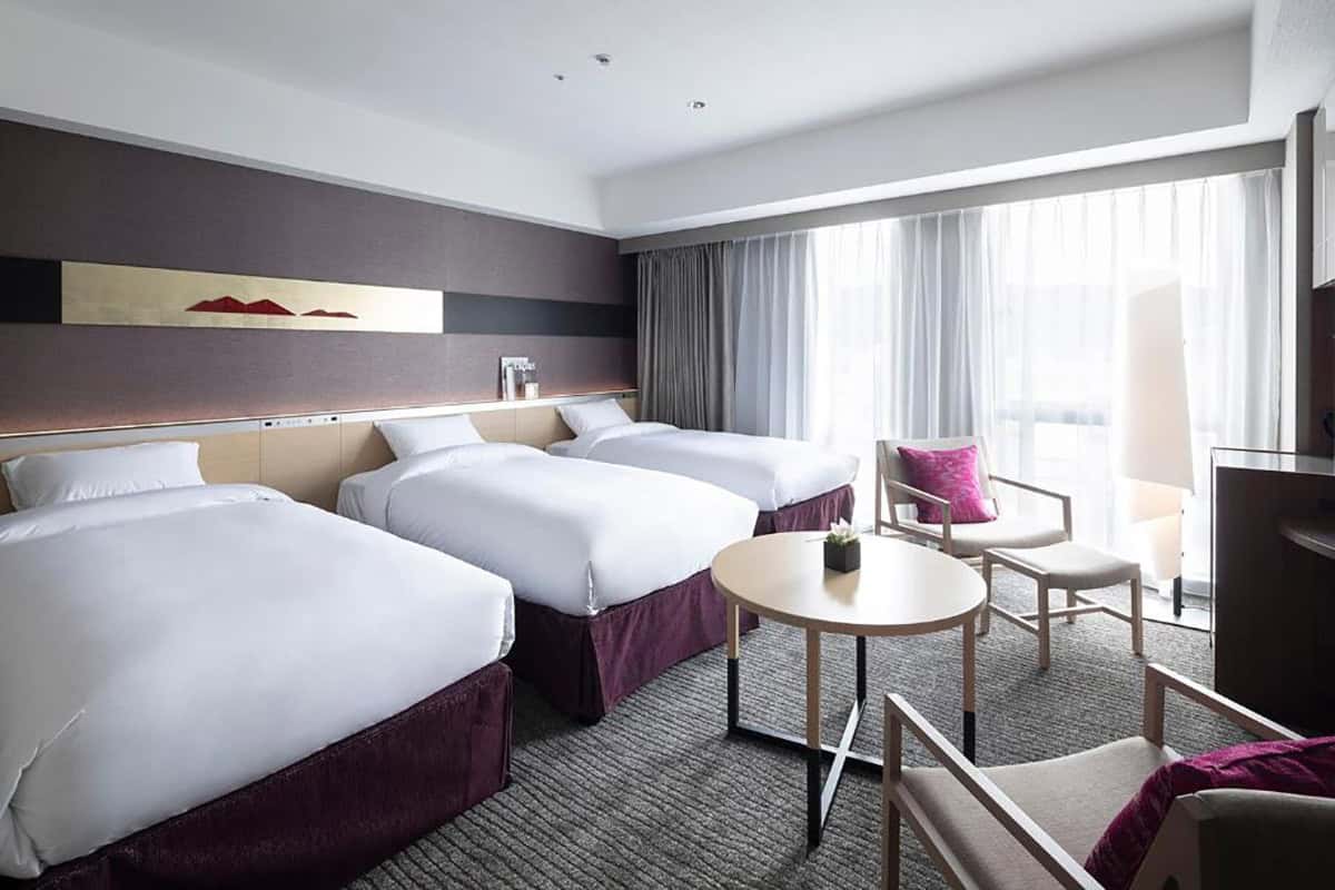 10 Day Japan Itinerary For First Timers - Modern Golden Route cross hotel kyoto triple room configuration