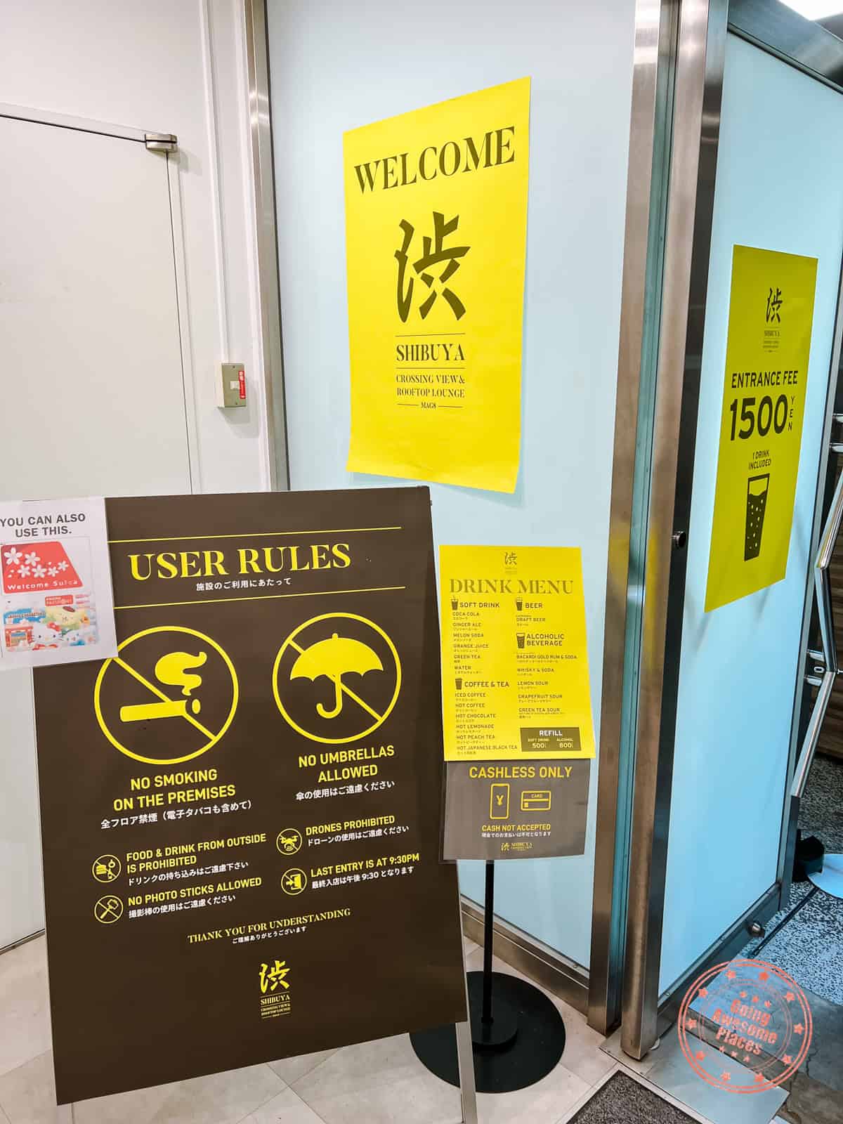 10 Day Japan Itinerary For First Timers - Modern Golden Route crossing view and rooftop lounge in mag8 admission and rules