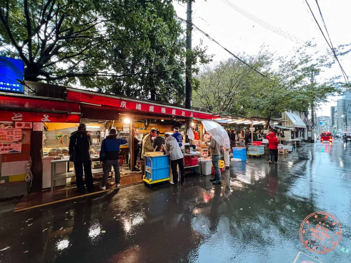 10 Day Japan Itinerary For First Timers - Modern Golden Route izakaya toyo street food outdoor seating