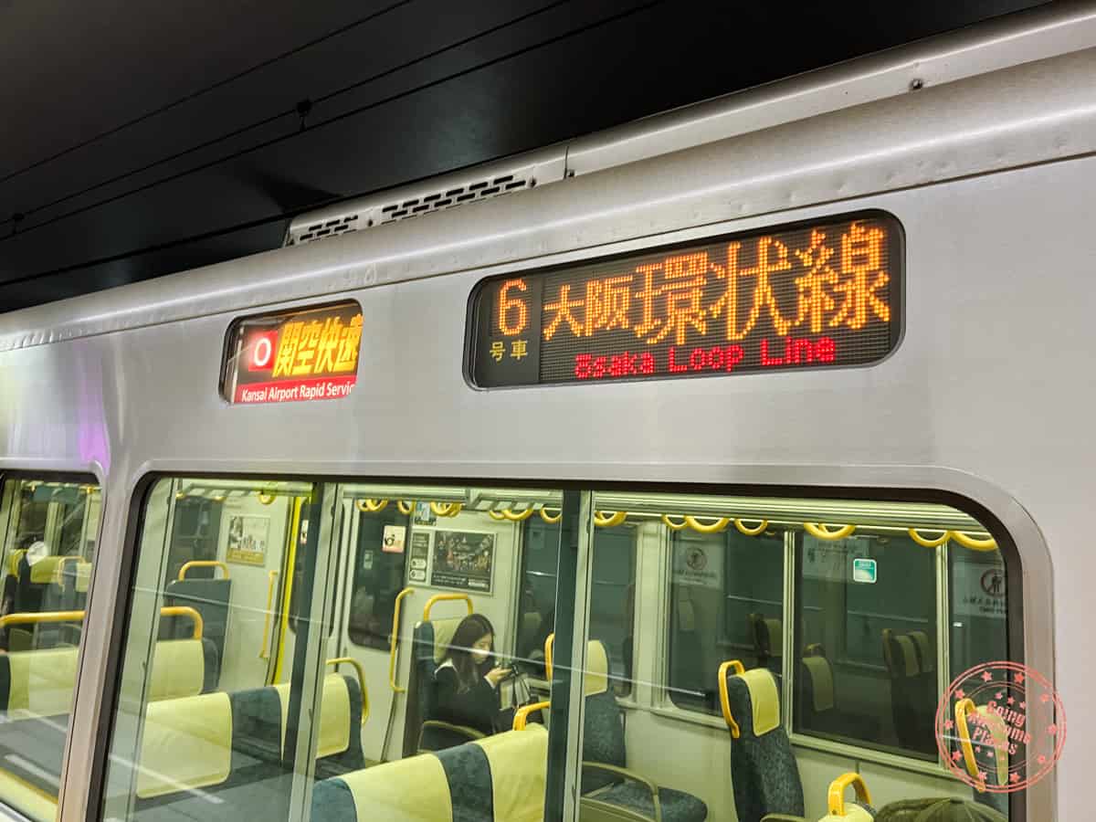 10 Day Japan Itinerary For First Timers - Modern Golden Route kansai airport rapid service osaka loop line train