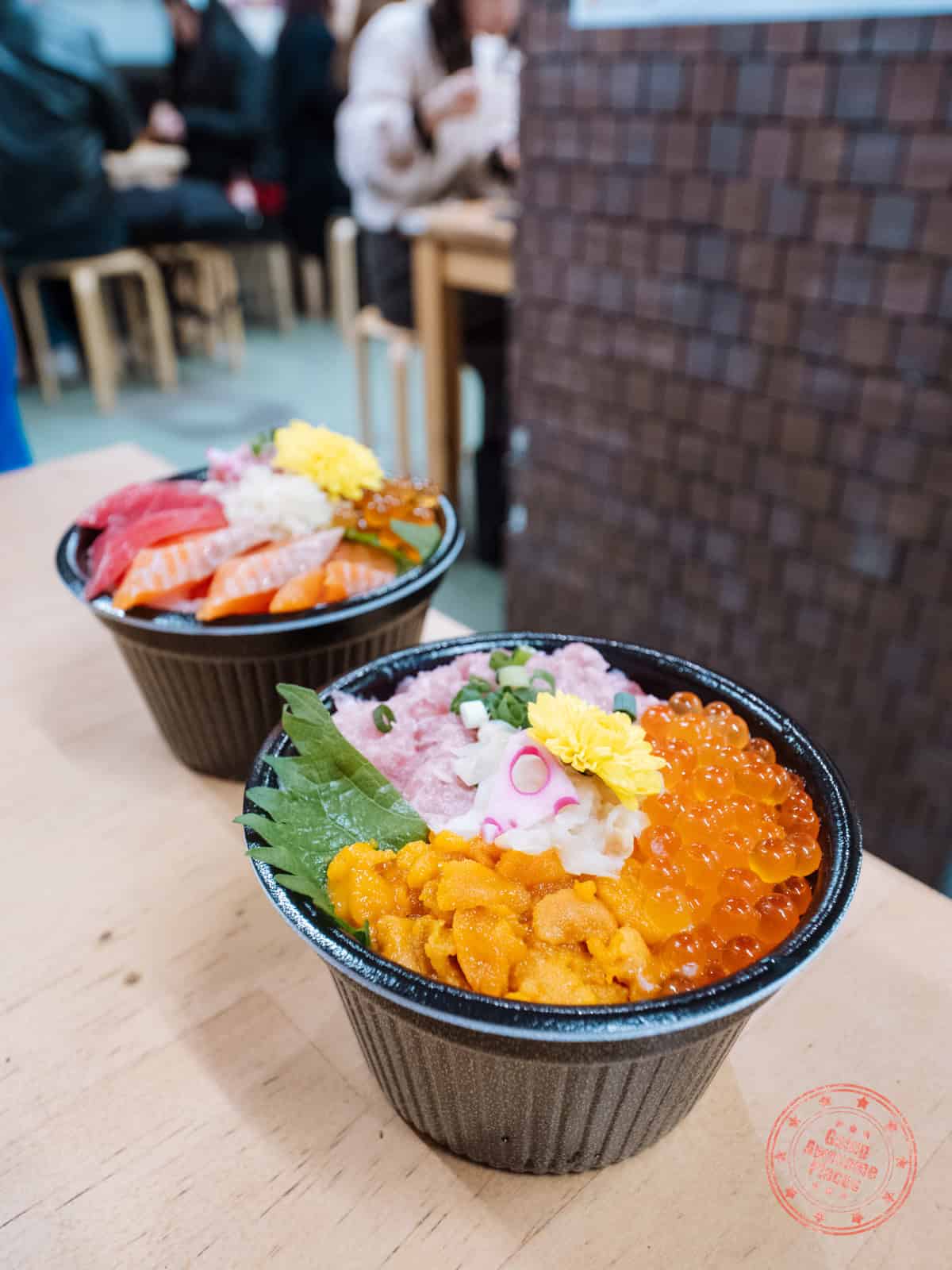 10 Day Japan Itinerary For First Timers - Modern Golden Route kouragumi tsukiji 2 goten chirashi bowls