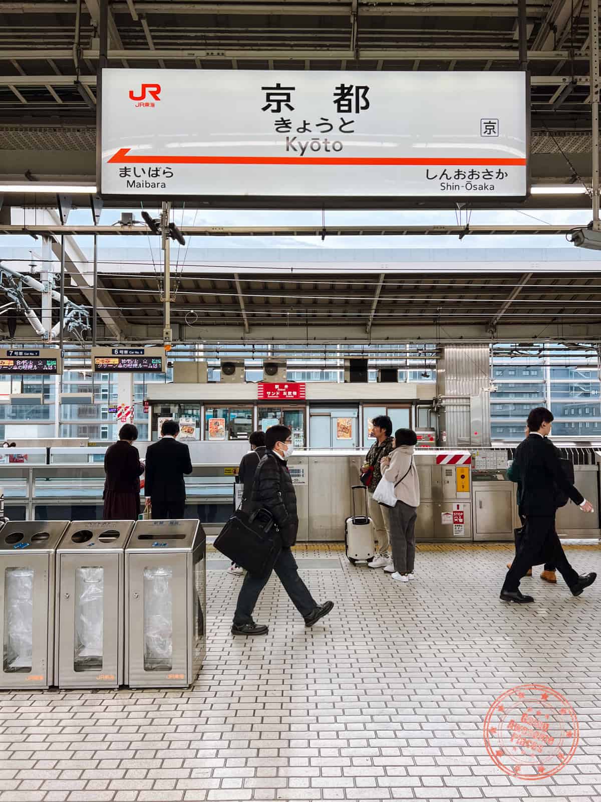 10 Day Japan Itinerary For First Timers - Modern Golden Route kyoto train station platform