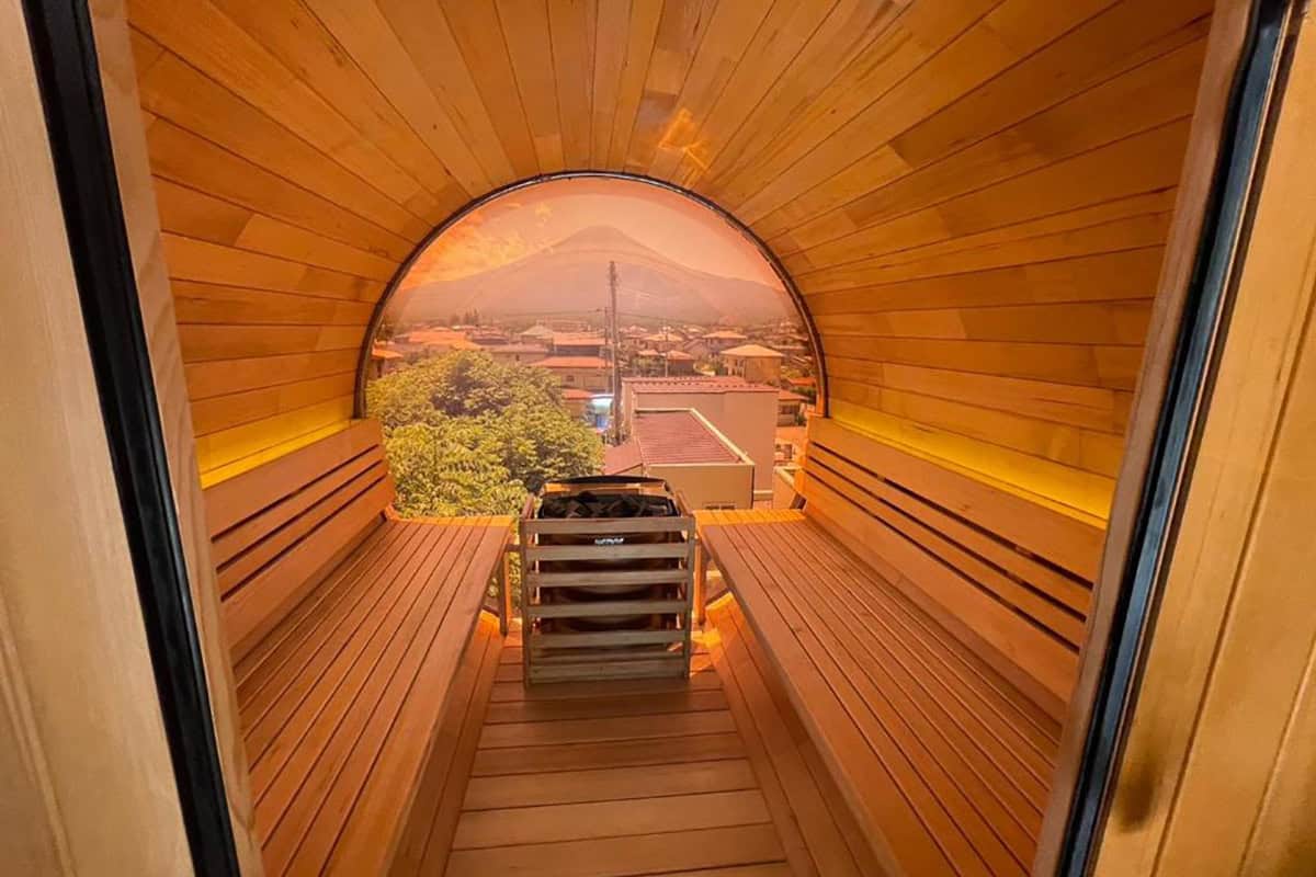 10 Day Japan Itinerary For First Timers - Modern Golden Route mount fuji panorama glamping sauna view of the mountain