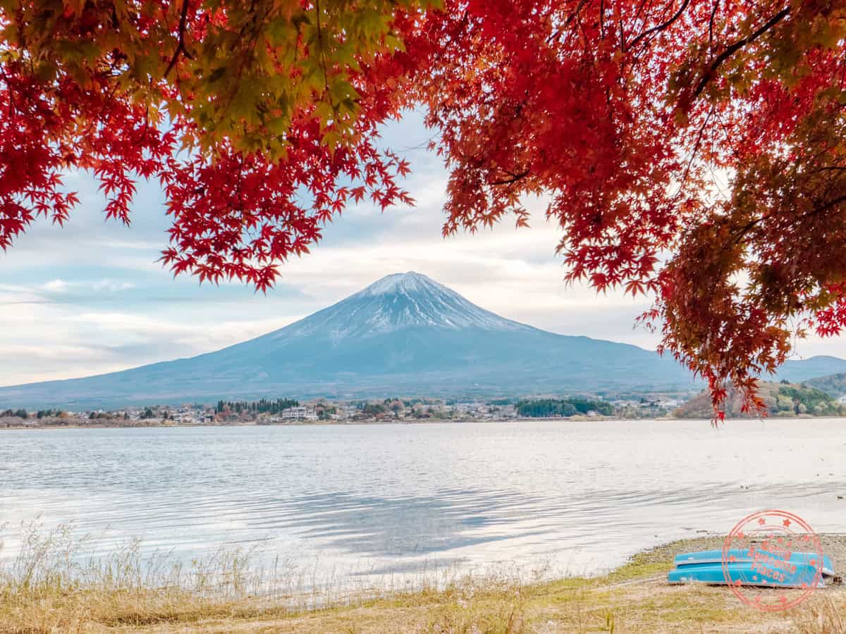 10 Day Japan Itinerary For First Timers - Modern Golden Route mt. fuji lake kawaguchiko fall colours photography spot
