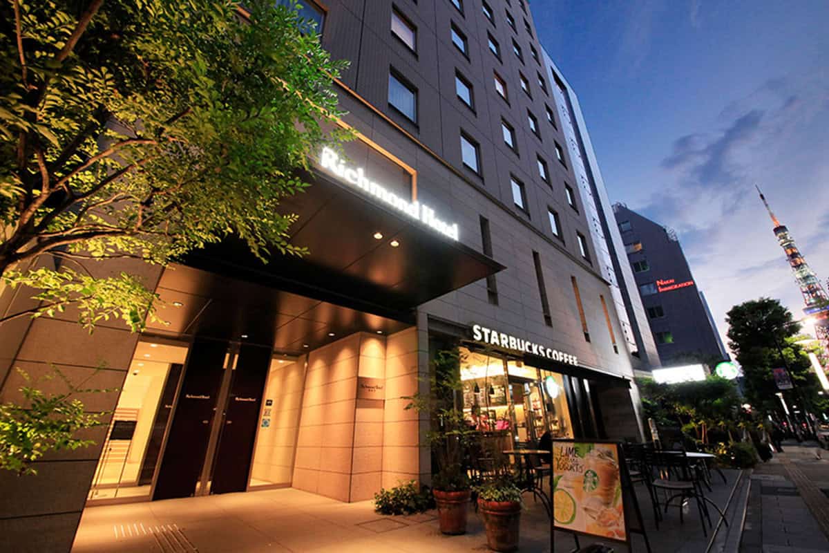 10 Day Japan Itinerary For First Timers - Modern Golden Route richmond hotel tokyo shiba exterior