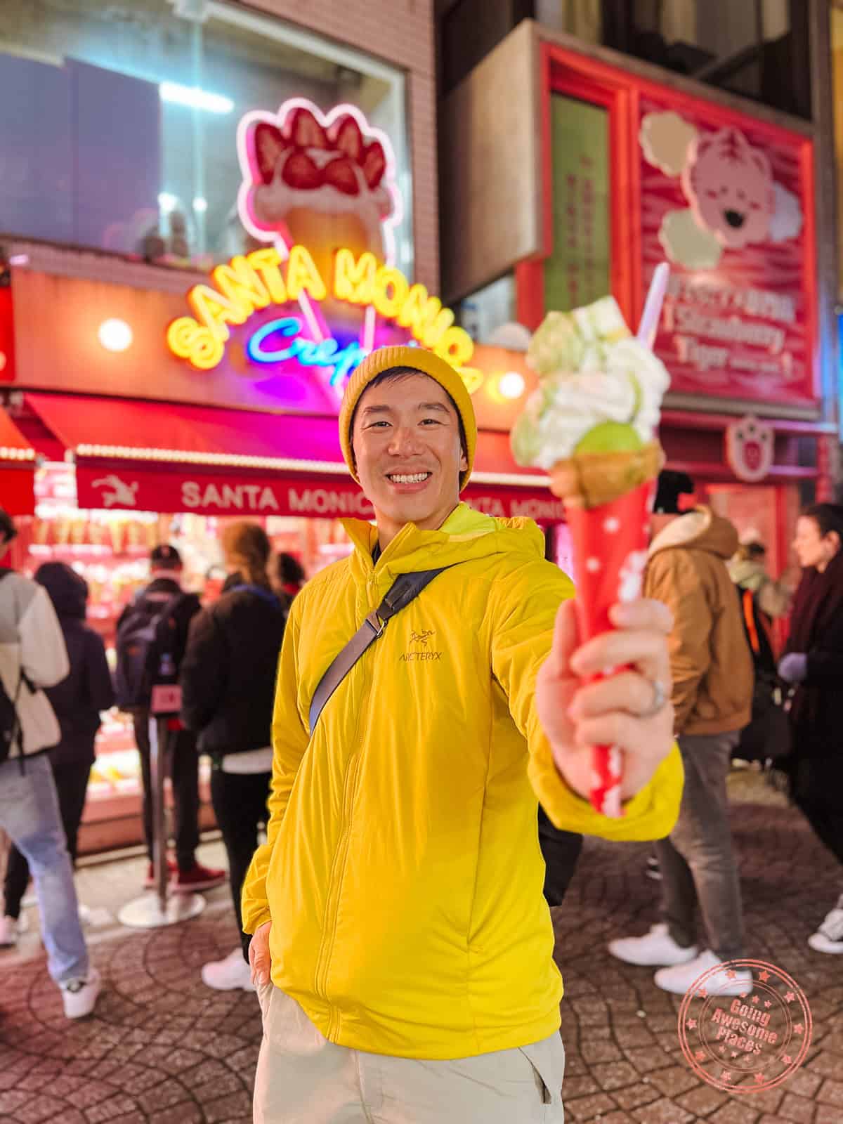 10 Day Japan Itinerary For First Timers - Modern Golden Route santa monica crepes in harajuku