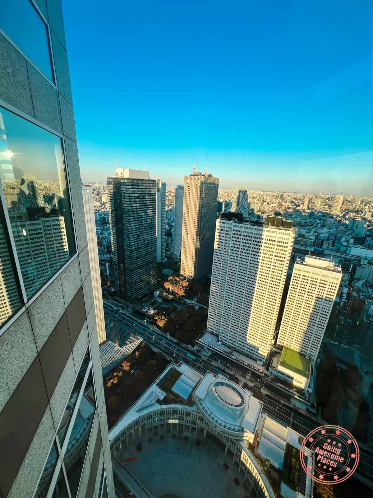 10 Day Japan Itinerary For First Timers - Modern Golden Route tokyo metropolitan government building view from free observation deck
