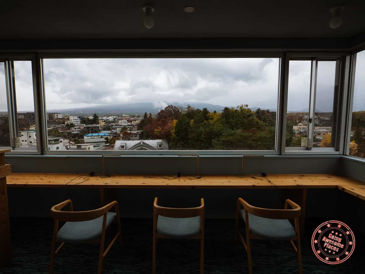 10 Day Japan Itinerary For First Timers - Modern Golden Route view from fuji lake hotel observation tower with mt fuju shrouded in cloud