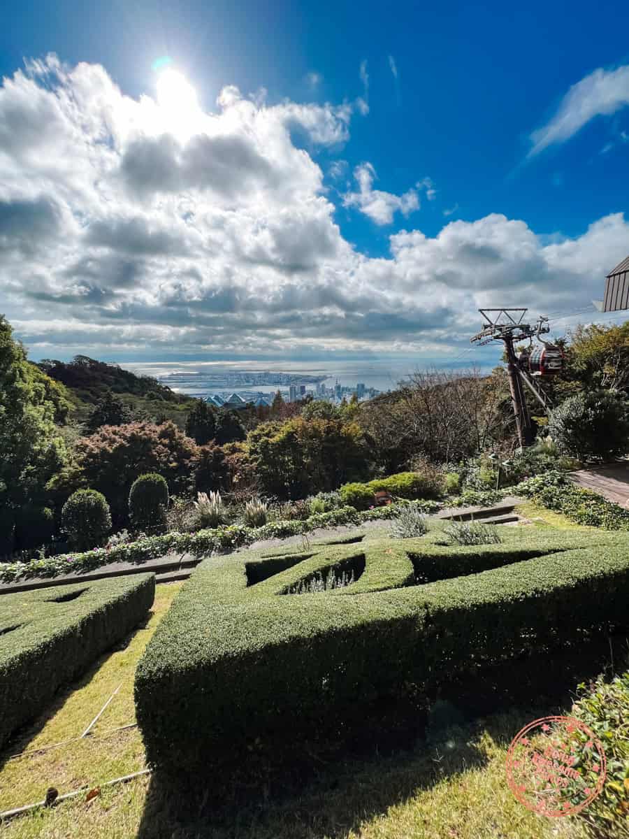 10 Day Japan Itinerary For First Timers - Modern Golden Route view of the city from nunobiki herb gardens