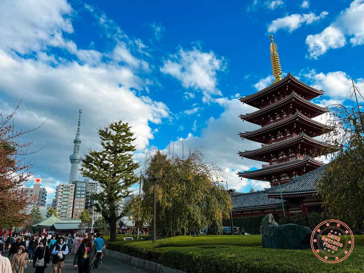senso-ji temple and the tokyo skytree