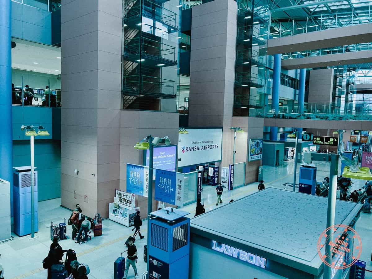 inside kansai airport