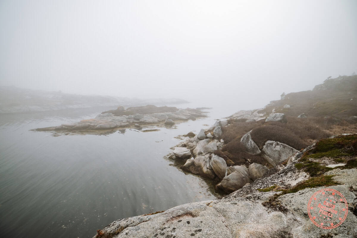 cliff viewpoint from polly cove trail