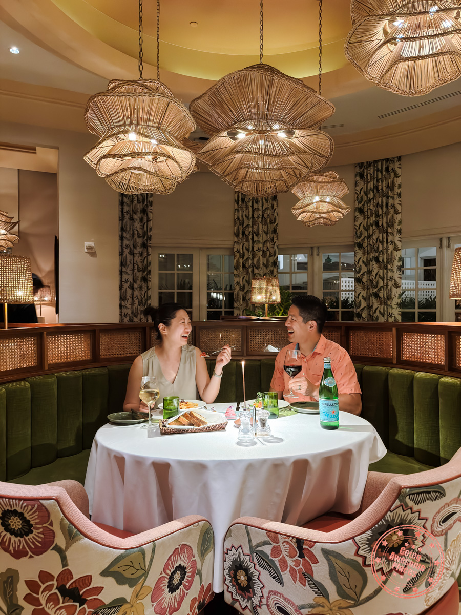 essentia dinner at palms hotel and spa in miami