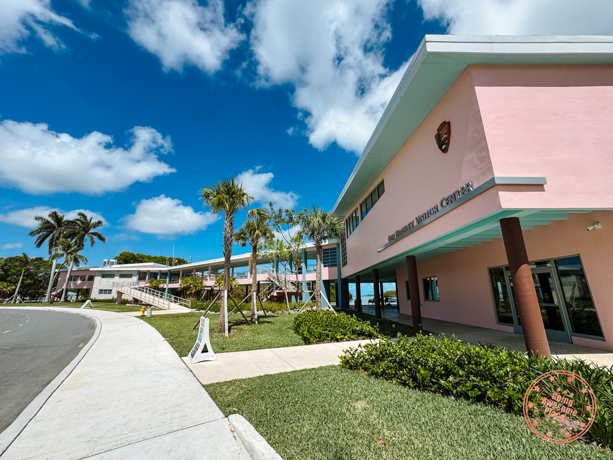 guy bradley visitor cennter pink exterior