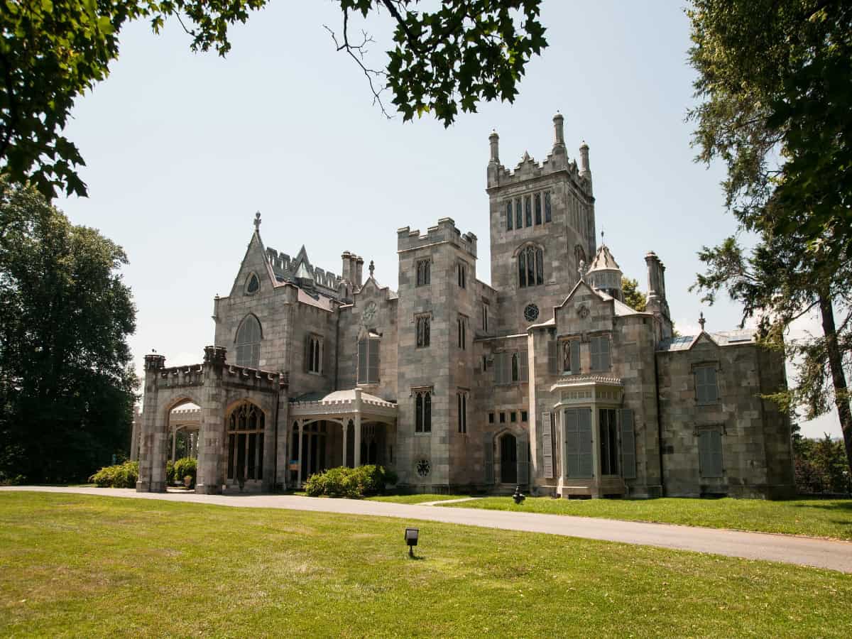 view of the gothic lyndhurst mansion